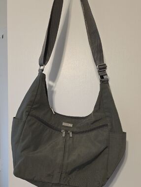 Baggallini Grey Hobo Crossbody Bag